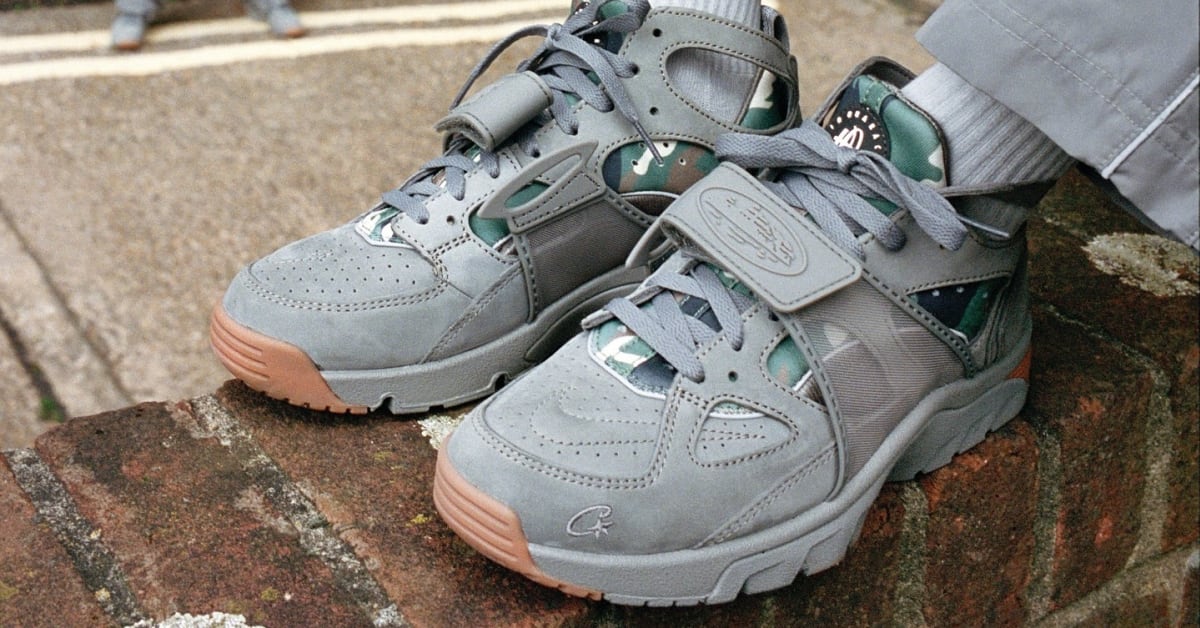 The Corteiz x Nike Air Trainer Huarache Releases Tomorrow